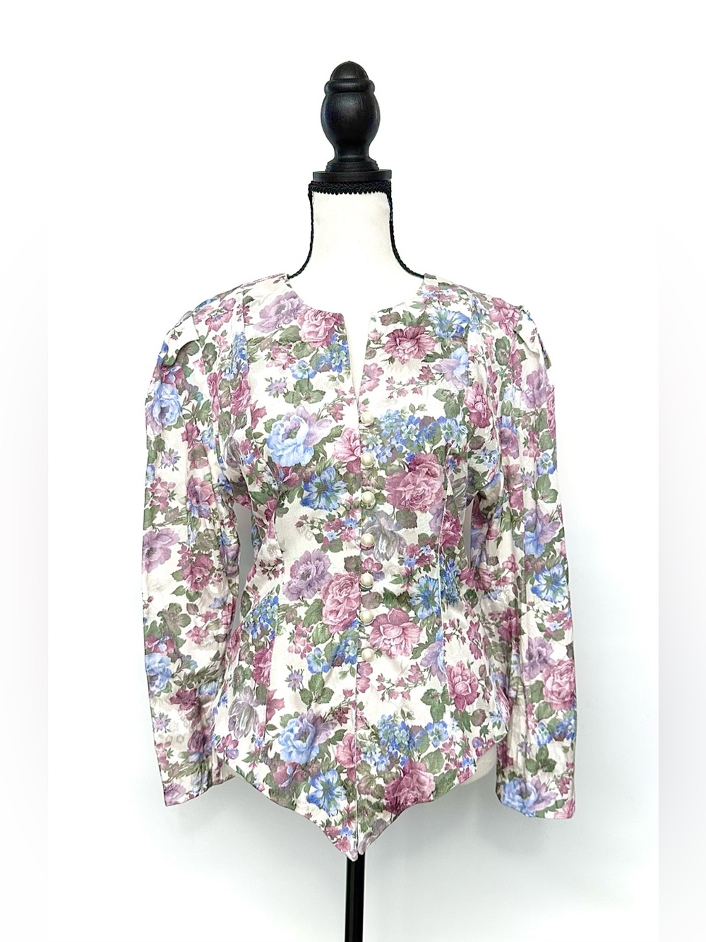 VTG Jessica Floral blouse - Made in 🇨🇦